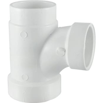 Image for Nibco 2" X 1-1/2" X 1-1/2" Pvc All Hub Sanitary Tee from HD Supply