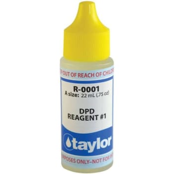 Taylor 0.75 Oz. Btl Test Kit Rplcmnt Reagent Refill Bottles Dpd Reagent #1