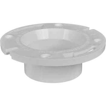 Image for Water-Tite Flush-Tite Plastic Closet Flange For 3" Or 4" Pvc Pipe from HD Supply