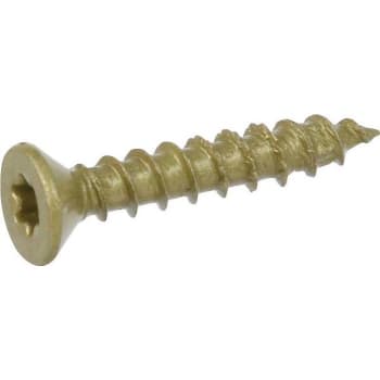 Image for #8 X 1" Bronze-Plated Star Drive Flat Hd Screw Exterior Package Of 35 from HD Supply