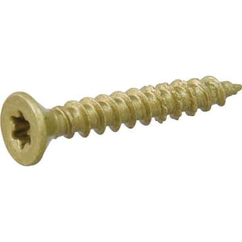 Image for #6 X 1" Bronze-Plated Star Drive Flat Hd Screw Exterior Package Of 40 from HD Supply