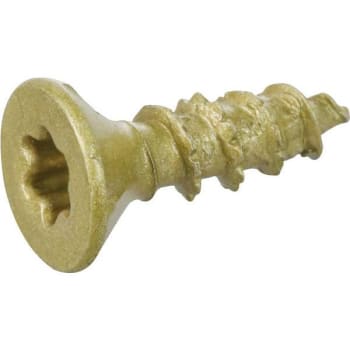 Image for #6 X 1/2" Star Dr Flat Hd Multi-Material Screw Ext Bronze-Plt Package Of 25 from HD Supply