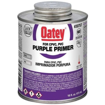 Oatey 16 Oz Purple Cpvc And Pvc Primer