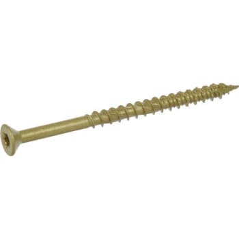 Image for #10 X 3" Bronze-Plated Star Drive Flat Hd Screw Exterior Package Of 15 from HD Supply