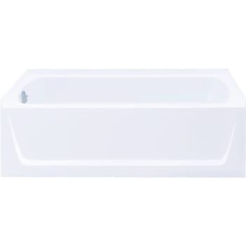 Image for Sterling Ensemble 5' Left Drain Rectangular Alcove Bathtub In White from HD Supply