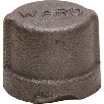 Image for Ward Black Malleable Cap 1/2 In from HD Supply