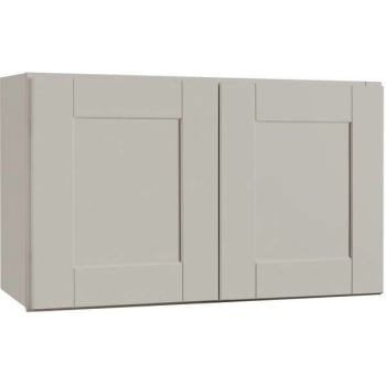 Image for Hampton Bay Shaker 30" W X 12" D X 18" H Wall Bridge Cabinet In Dove Gray from HD Supply