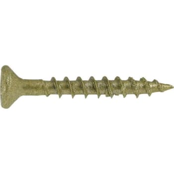 Power Pro #8 X 1-1/4" Star Flat-Head Exterior Wood Screw Package Of 1215