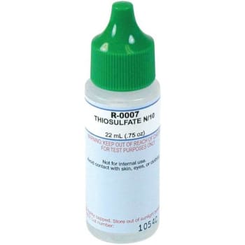 Image for Taylor 3/4 Oz. Replacement Reagent Thiosulfate Bottle from HD Supply