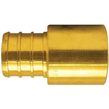 Image for Apollo 3/4" Brass Pex-B Barb X Male Copper Sweat Adapter from HD Supply