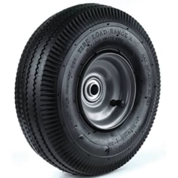Image for Martin Wheel 10" 410/350-4 Pneumatic Wheel Sawtooth Tread Tire from HD Supply
