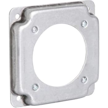 Image for Raco 4" Steel Metallic 1-Gang Exposed Wrk Sq Cvr For 2.625" Dia 30-60a Rnd Recep from HD Supply