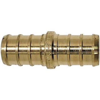 Image for Apollo 1/2" Brass Pex-B Barb Coupling Package Of 10 from HD Supply