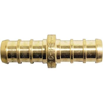 Image for Apollo 3/8" Brass Pex-B Barb Coupling from HD Supply