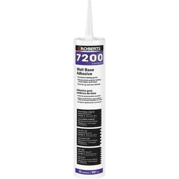 Image for Roberts 30 Fl. Oz. Wall And Cove Base Adhesive In Cartridge Tube from HD Supply