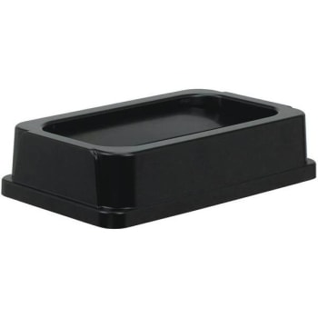 Image for Continental Commercial Blk Drop Shot Lid For Wall Hugger Receptacle Package Of 4 from HD Supply
