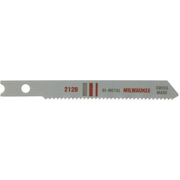 Image for Milwaukee 2-3/4" 24 Tpi U Shank Bi-Metal Jig Saw Blade Package Of 5 from HD Supply