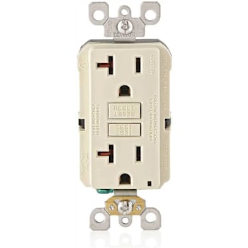 Image for Leviton 20a 125v Smartlckpro 2-Pole Dplx Gfci Outlt W/ Led Lt Almond from HD Supply