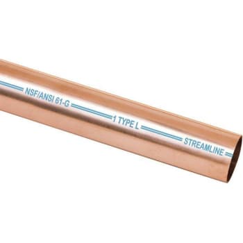 Image for Mueller Streamline 3/4" X 20' Copper Type L Pipe from HD Supply