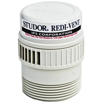 Studor Redi-Vent 20346 Air Admittance Vlv W/ Pvc Adapter 1-1/2- Or 2" Connection