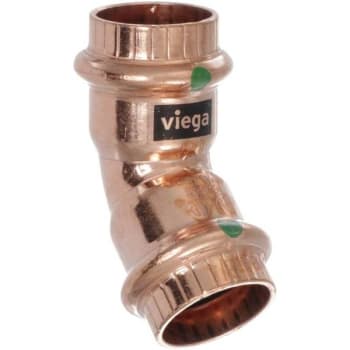 Viega Propress 1/2 In. X 1/2 In. Copper 45-Degree Elbow Fitting
