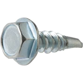 Image for Everbilt #8 X 5/8 In. Hex Head Sheet Metal Screw (Zinc-Plated) (100-Pack) from HD Supply