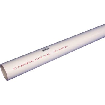 Image for Charlotte Pipe 1/2 In. X 10 Ft. PVC Schedule 40 Plain End DWV Pipe from HD Supply