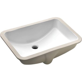 Image for Kohler Ladena White 20-7/8 In. Undermount Bathroom Sink W/ Overflow Drain from HD Supply