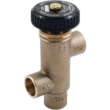 Watts 1/2" Lead-Free Brass Swt X Swt Tempering Valve