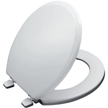 Image for Kohler Ridgewood Round Closed Front Toilet Seat In White from HD Supply