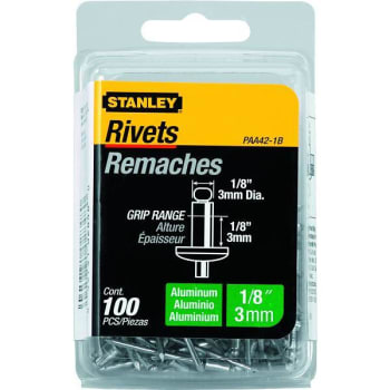 Image for Stanley 1/8 In. Aluminum Rivets (100-Pack) from HD Supply