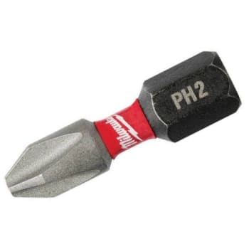 Image for Milwaukee Shockwave Impact Duty 1 In. Phillips #2 Steel Insert Bit Set (25-Pack) from HD Supply