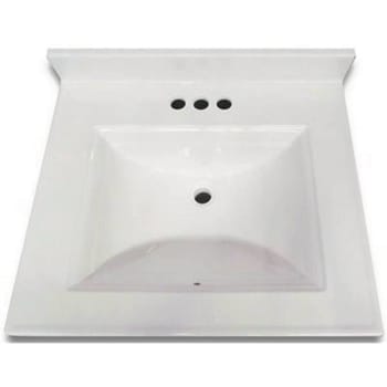 Image for Premier 31 In. X 22 In. Camila Custom Vanity Top Sink (Solid White) from HD Supply