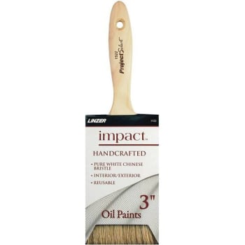 Image for Linzer 3 In. Flat Bristle Oil Brush from HD Supply