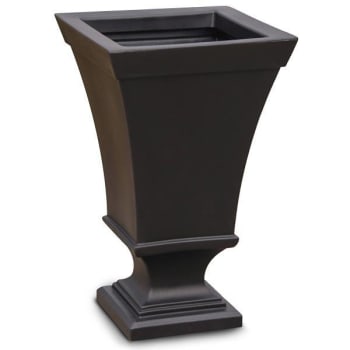 Mayne Vienna 25" Tall Urn Planter- Espresso