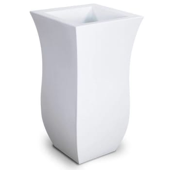 Image for Mayne Valencia 30" Tall Planter - White from HD Supply