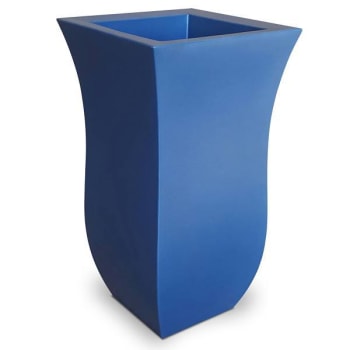 Image for Mayne Valencia 30" Tall Planter - Neptune Blue from HD Supply
