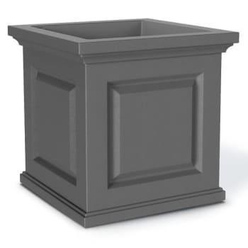 Image for Mayne Nantucket 16x16 Square Planter - Graphite Grey from HD Supply