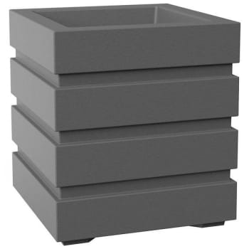 Image for Mayne Freeport 18x18 Square Planter - Graphite Grey from HD Supply