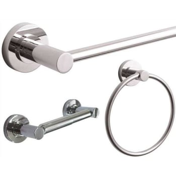 Image for Premier Essen 3-Piece Bath Hardware Kit (Chrome) from HD Supply