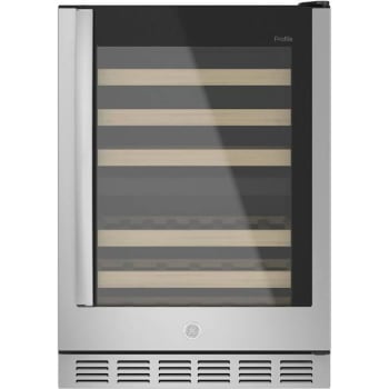 Image for GE® Profile™ 23.5" 44-Bottle Wine Beverage Cooler In Stainless Steel from HD Supply
