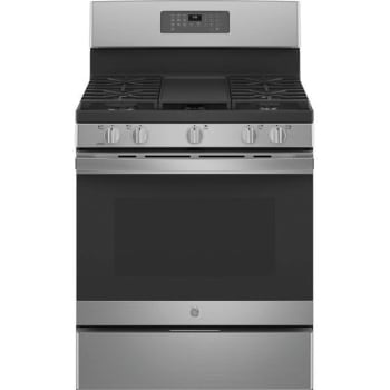 Ge 30" 5 Cu. Ft. Gas Range With Self-Cleaning Oven In Stainless Steel