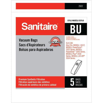 Image for Sanitaire Style Bu Vacuum Bags, Case Of 50 from HD Supply