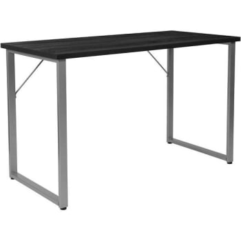 Image for Carnegy Avenue 47.3 In. Rectangular Black Computer Desks With Storage from HD Supply