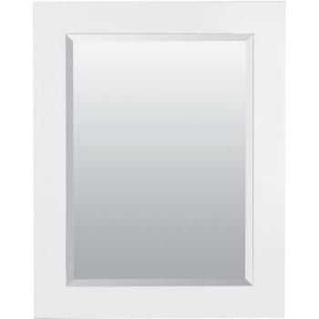 Image for American Pride 24 In. X 30 In. Framed Beveled Makeup Mirror In White from HD Supply