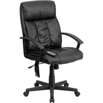 Carnegy Avenue Contemporary Massaging Office Chair, Black