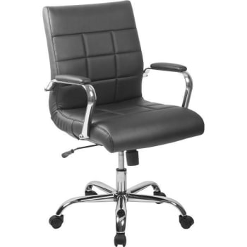 Flash Furniture Contemporary Adjustable Executive Office Chair, Black