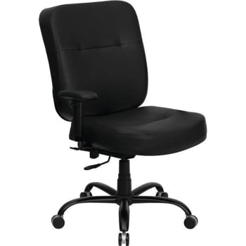 Flash Furniture Black Leather Office/desk Chair