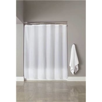 Image for 6 ' X 6 ' White Nylon Shower Curtain from HD Supply