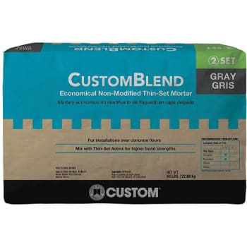 Image for Custom Building Products 50 Lb. Customblend Thinset Mortar (Gray) from HD Supply